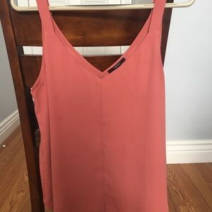Burnt orange cami shirt